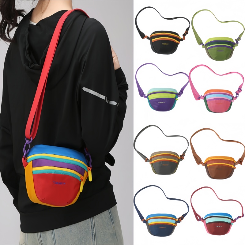 Running Belt Waist - Fashion Dopamine Chest Shoulder Bag Waterproof