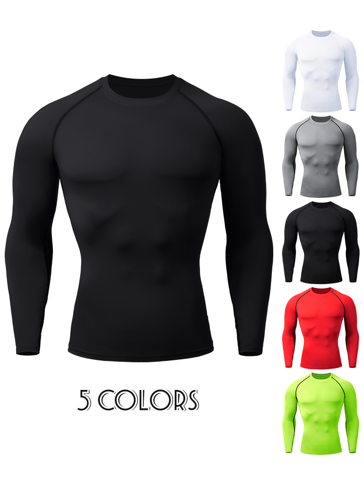 Running Gear Winter - Compression Shirts Men's Rashguard Quick Dry