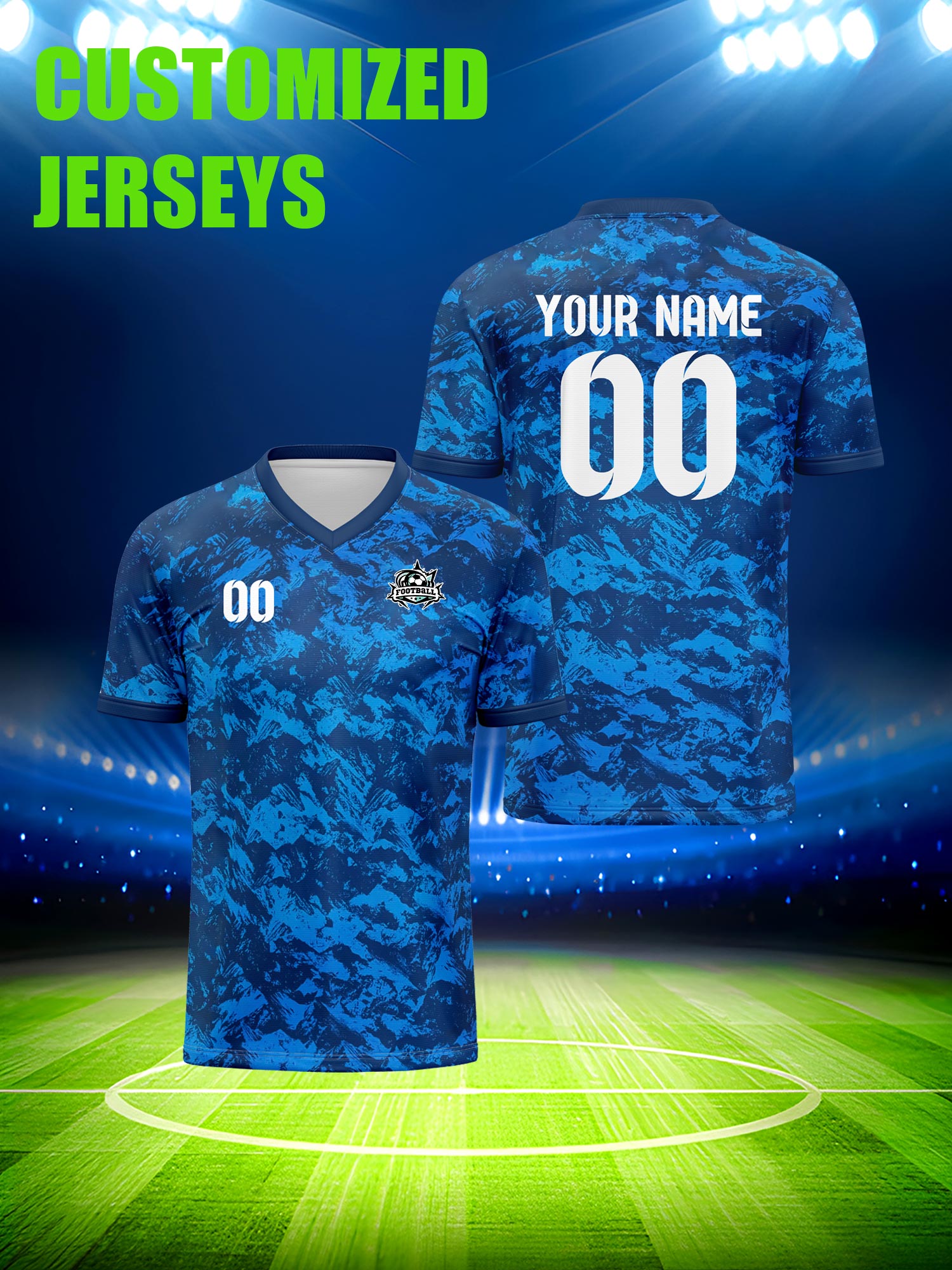 Running Gear - Custom Soccer Jersey With Custom Image,