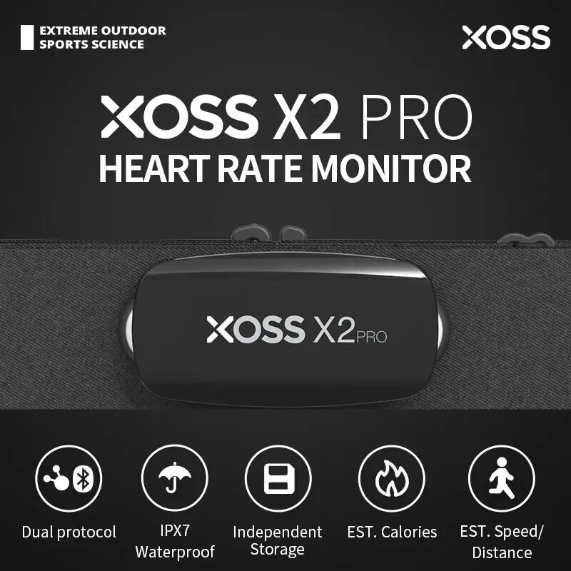 Heart Rate Strap Chest - XOSS X2 Pro Chest Strap Heart