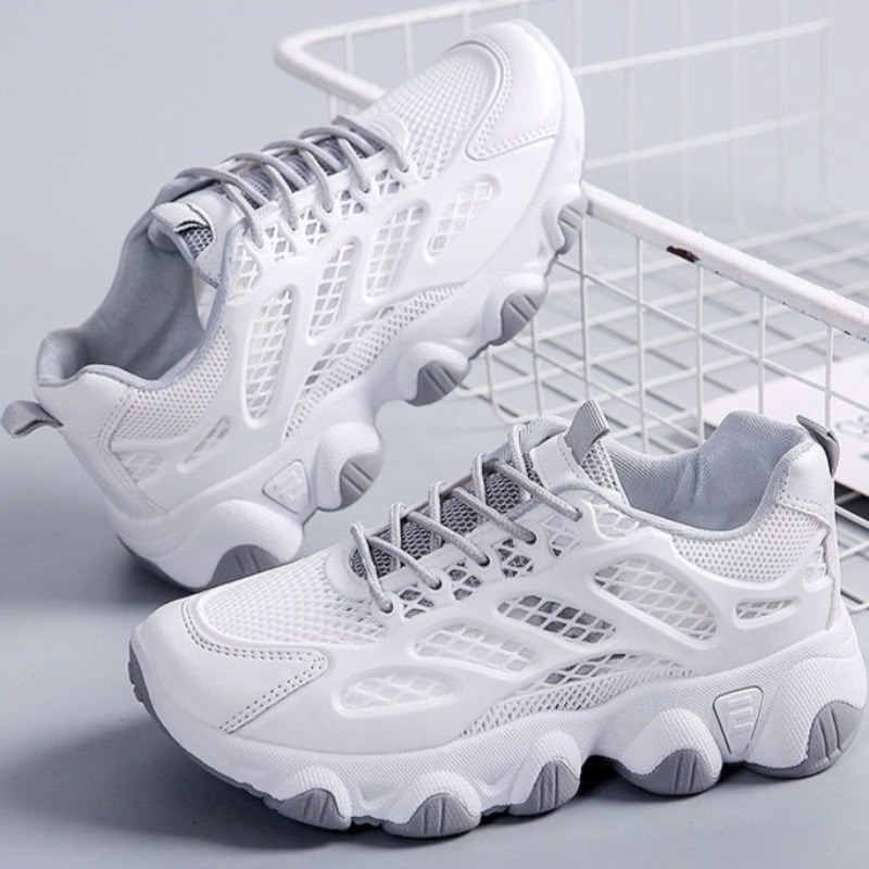 Running Gear Women - Breathable Mesh Chunky Sneakers Outdoor Sports
