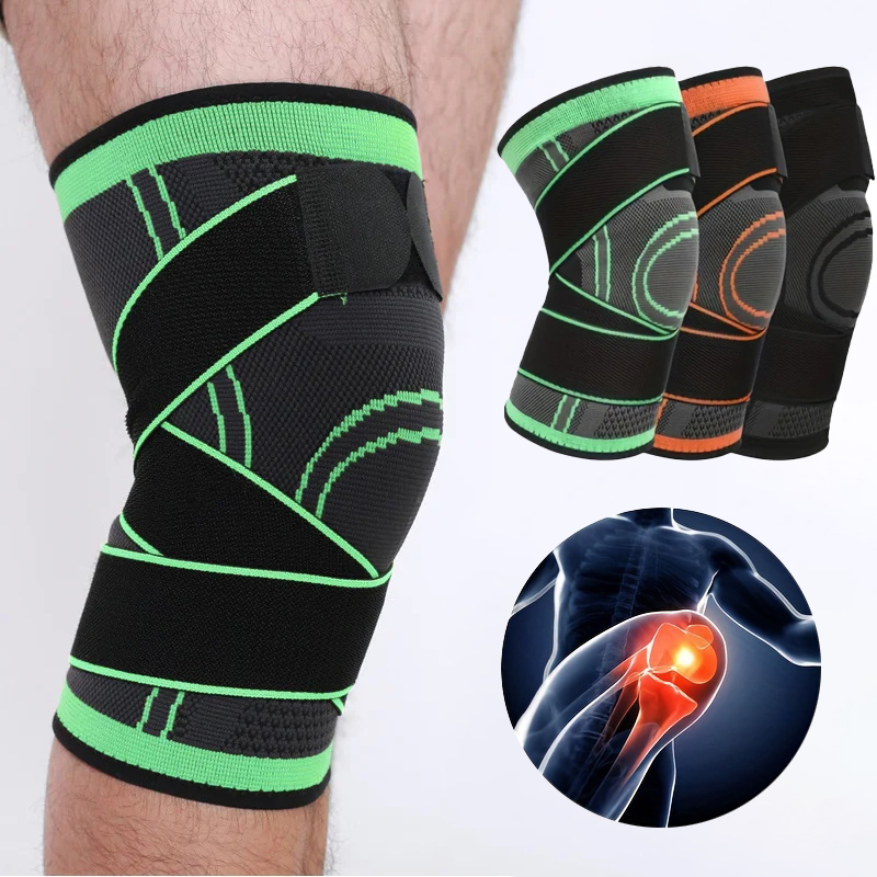 Running Gear Knee - 1pcs Sports Kneepad Men Pressurized Elastic