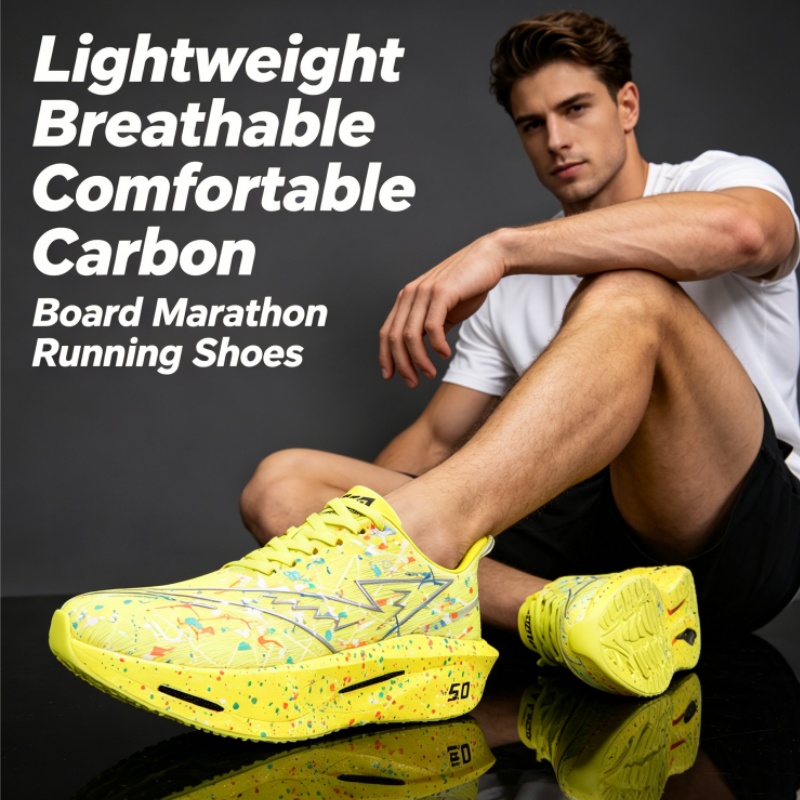 Running Shoe Carbon - Running Shoes Men Marathon Sports Stability