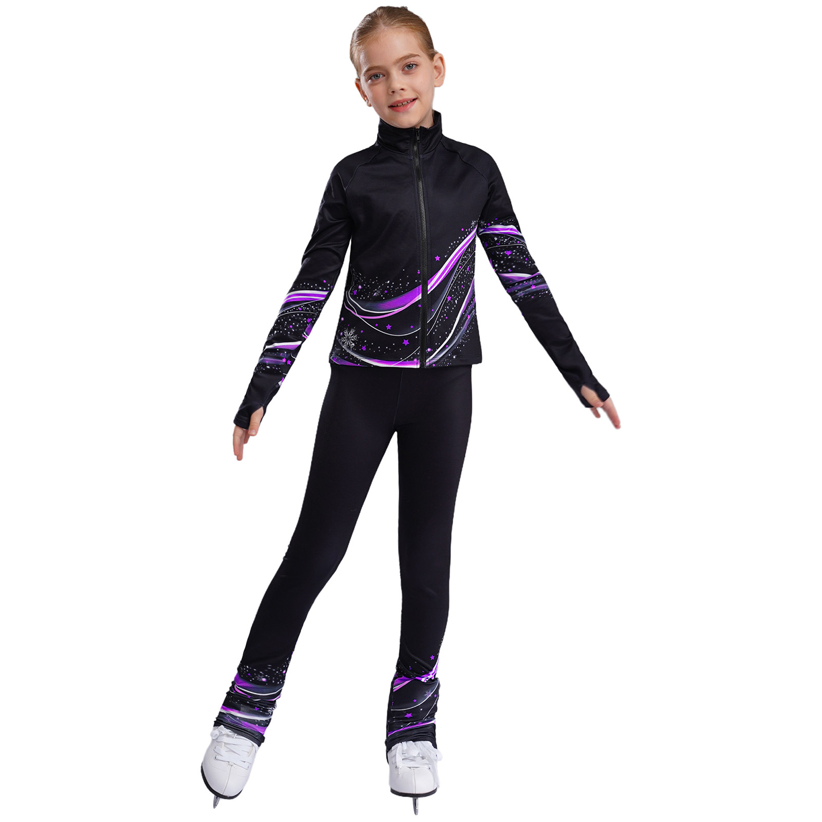 Kids Girls Fleece Sports Gymna - Running Gear For Kids ulasan dan harga