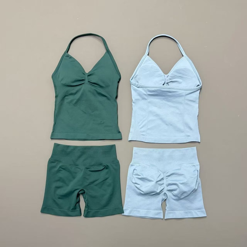 2 Piece Gym Set Women Seamless - Running Gear Women ulasan dan harga