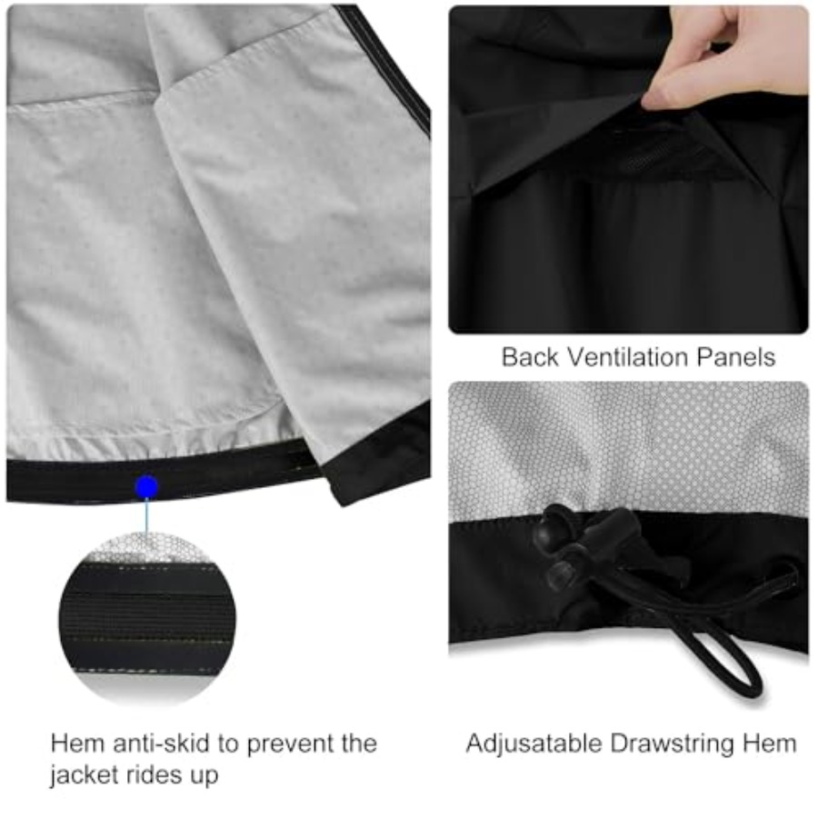 Men's Rain Jacket Waterproof W - Running Gear For Rain ulasan dan harga