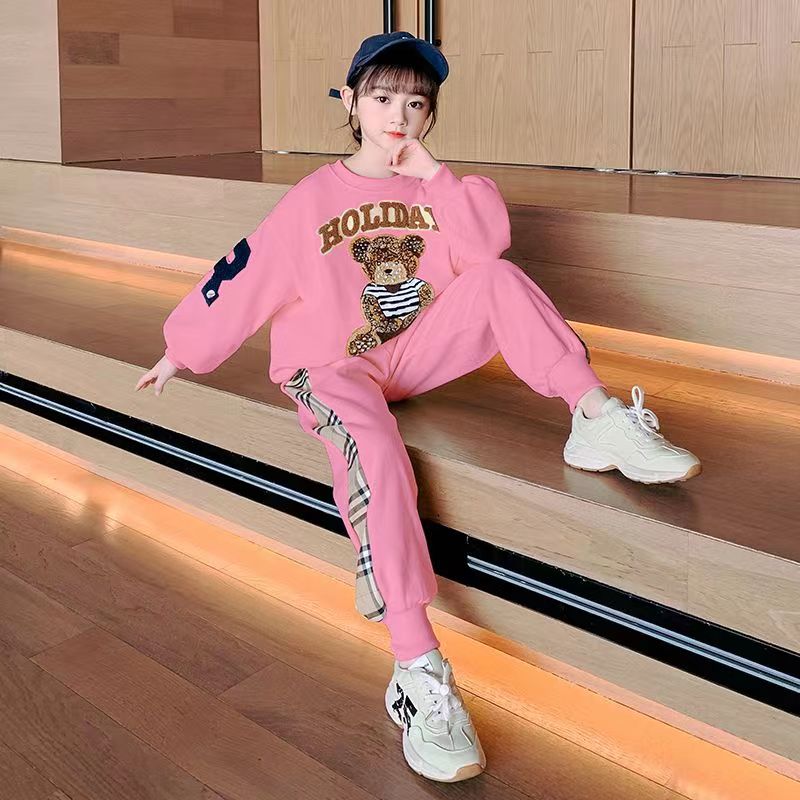 Girls Spring And Autumn Suit 2 - Running Gear For Kids ulasan dan harga