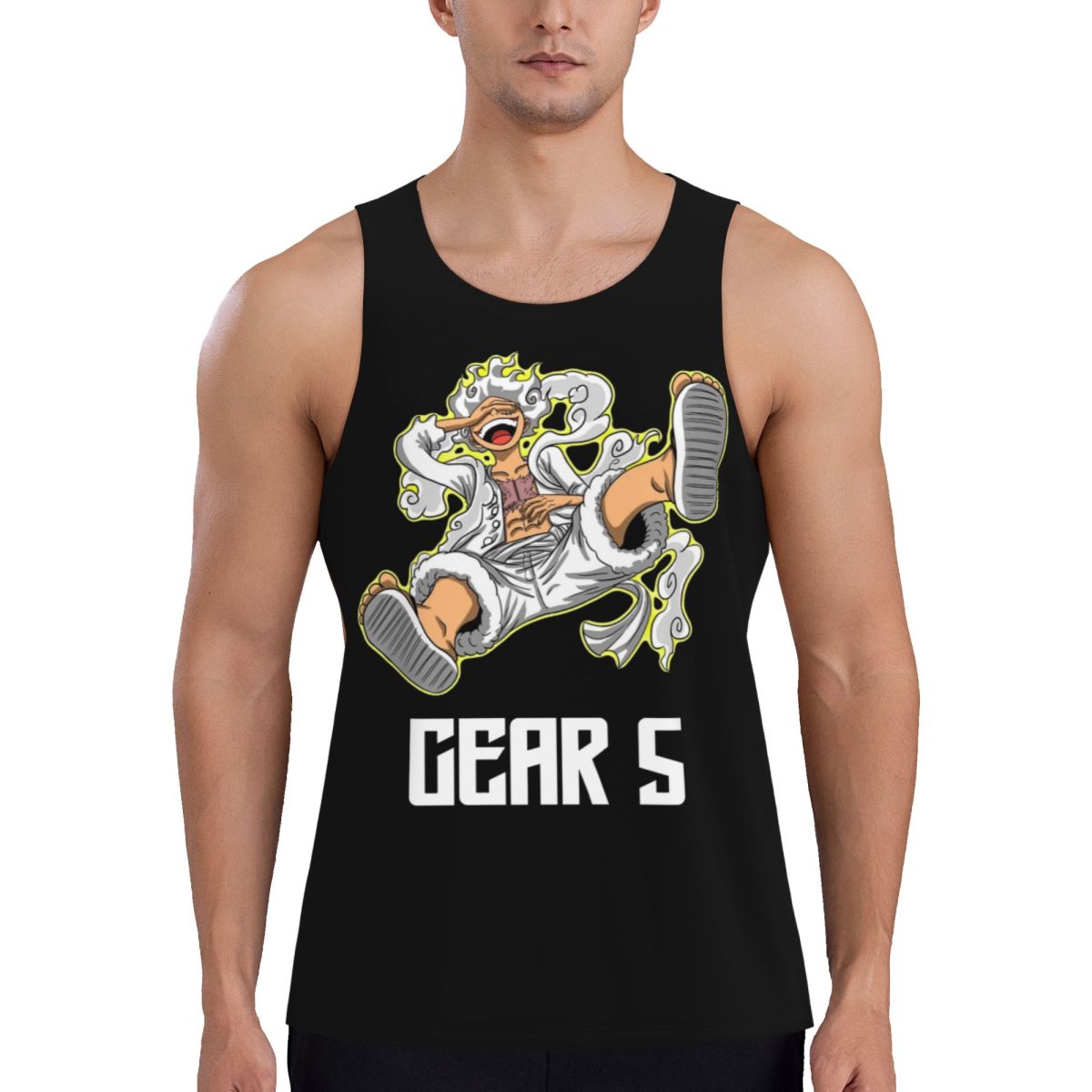Luffy Gear 5 Japanese Manga Ru - Running Gear Tank ulasan dan harga