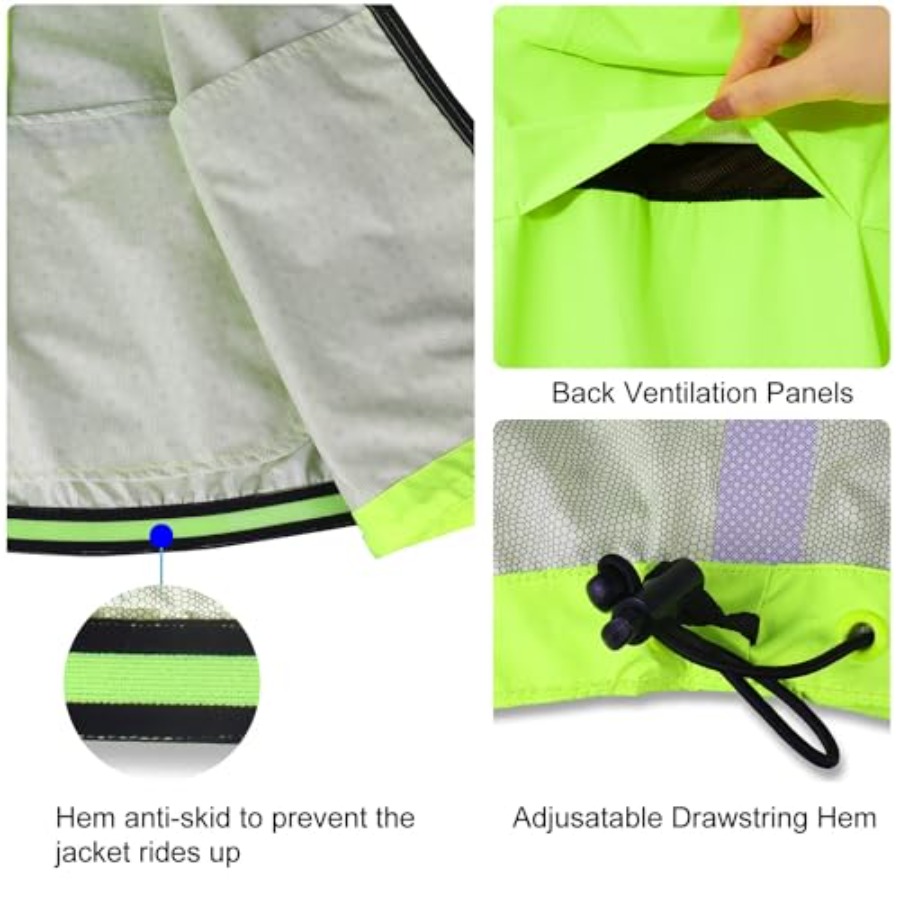 Men's Rain Jacket Waterproof W - Running Gear For Rain ulasan dan harga