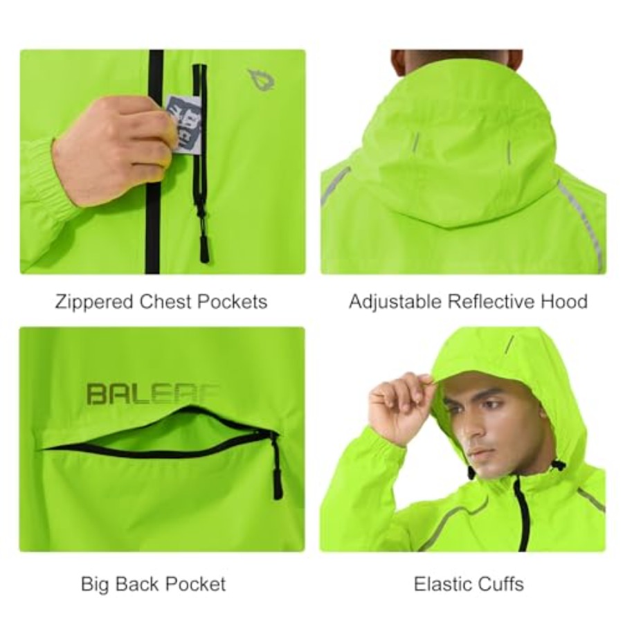 Men's Rain Jacket Waterproof W - Running Gear For Rain ulasan dan harga