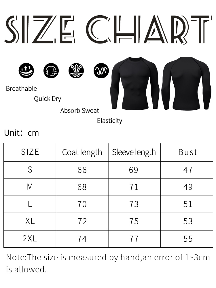 Compression Shirts Men's Rashg - Running Gear Winter ulasan dan harga