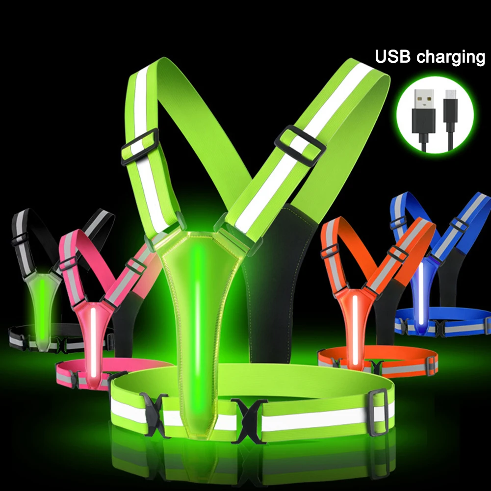 LED Running Vest USB Rechargea - Running Gear For Kids ulasan dan harga