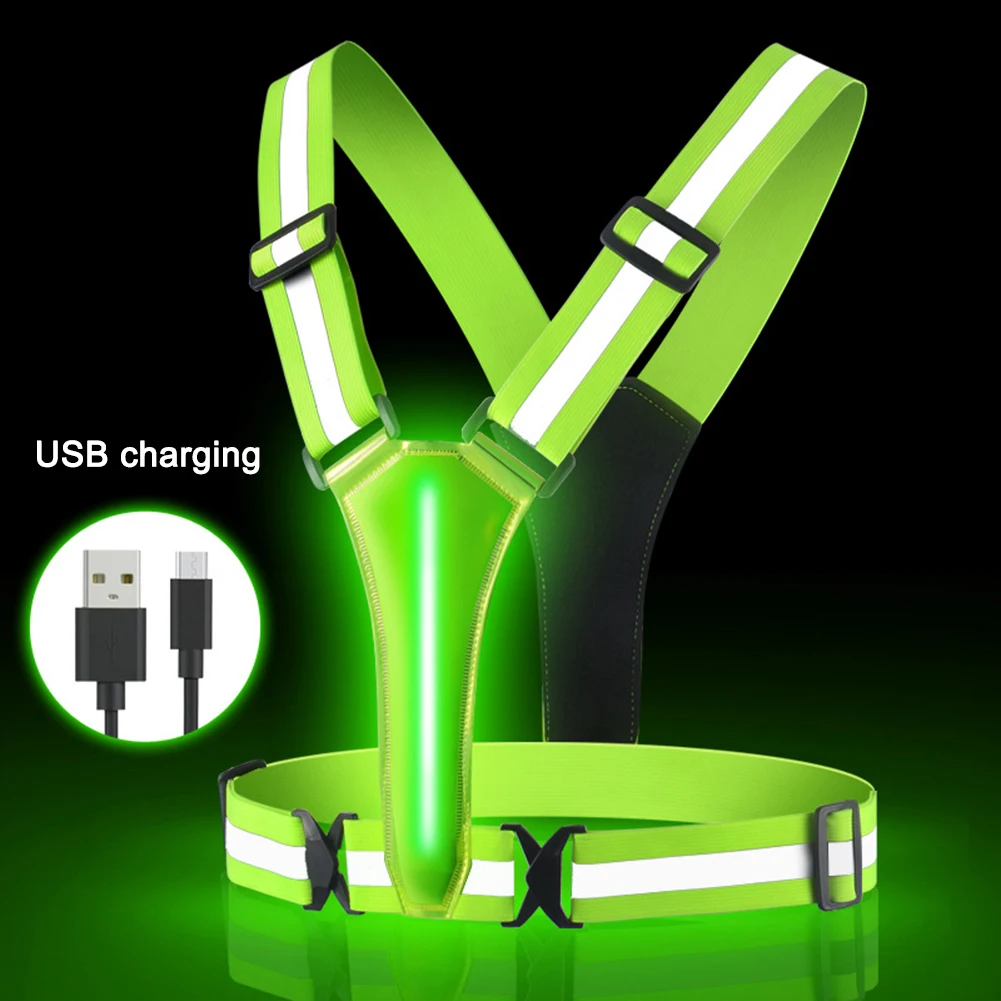 LED Running Vest USB Rechargea - Running Gear For Kids ulasan dan harga