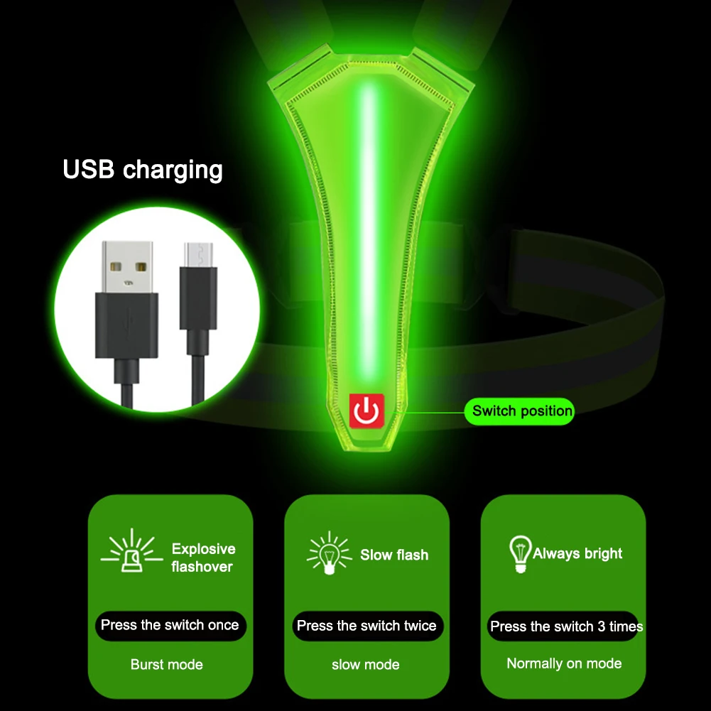 LED Running Vest USB Rechargea - Running Gear For Kids ulasan dan harga