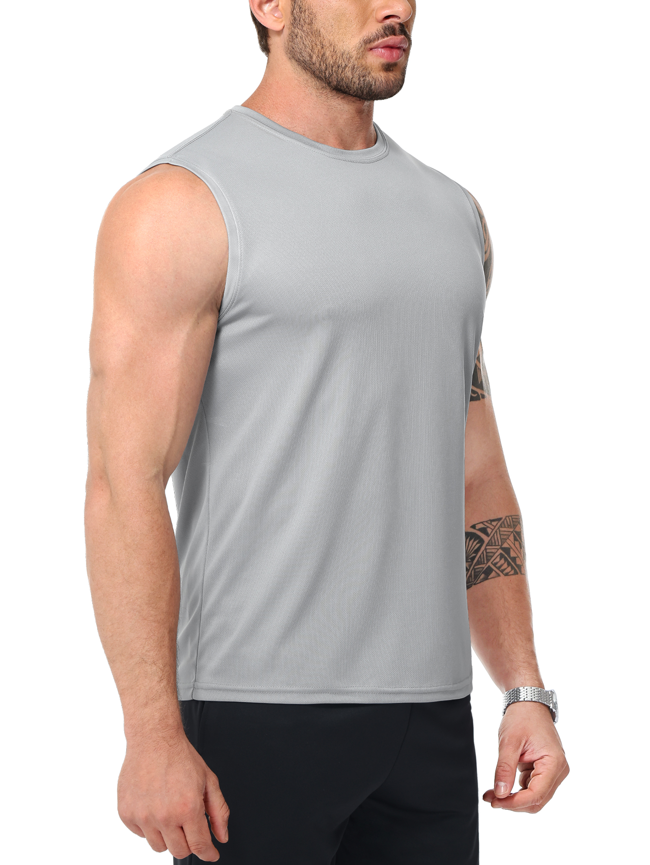 5pcs Tank Tops Men's Dry Fit S - Running Gear Tank ulasan dan harga