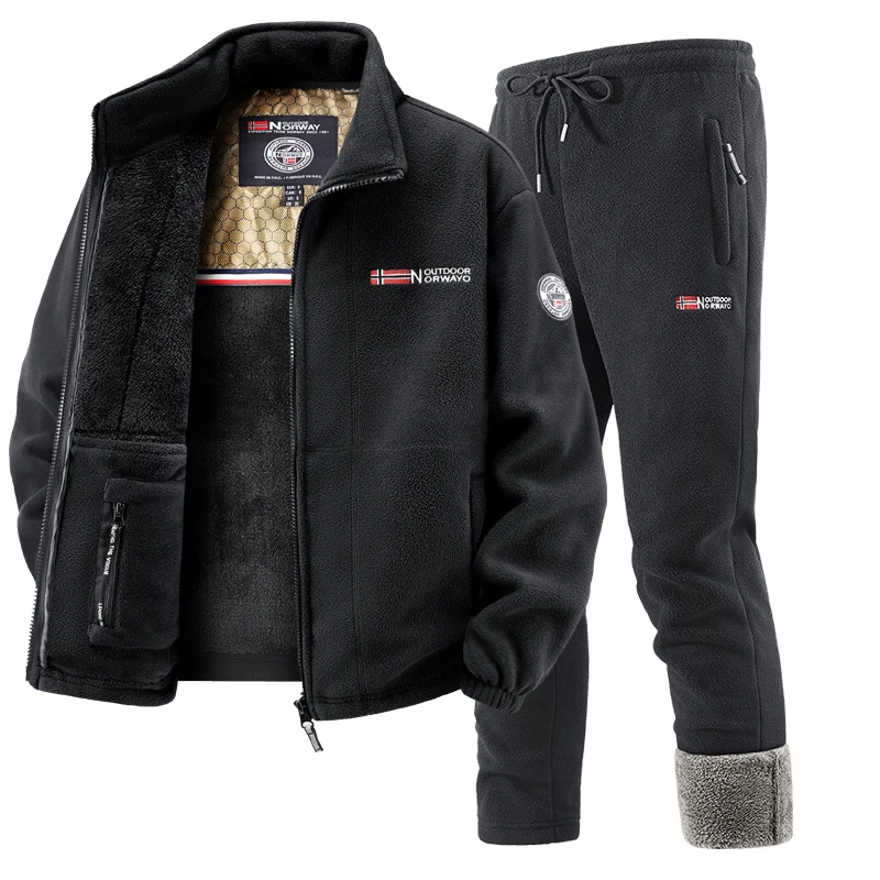 Mens Winter Fleece Tracksuit S - Running Gear Winter ulasan dan harga
