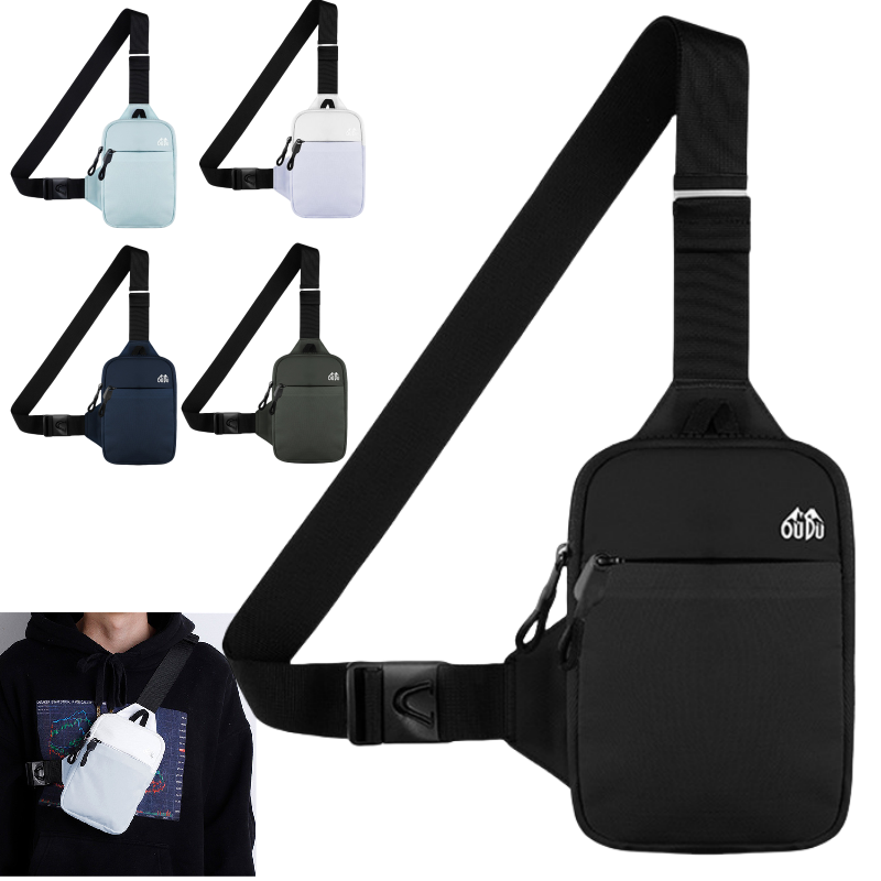 Casual Men Shoulder Chest Bag  - Running Belt Waist ulasan dan harga