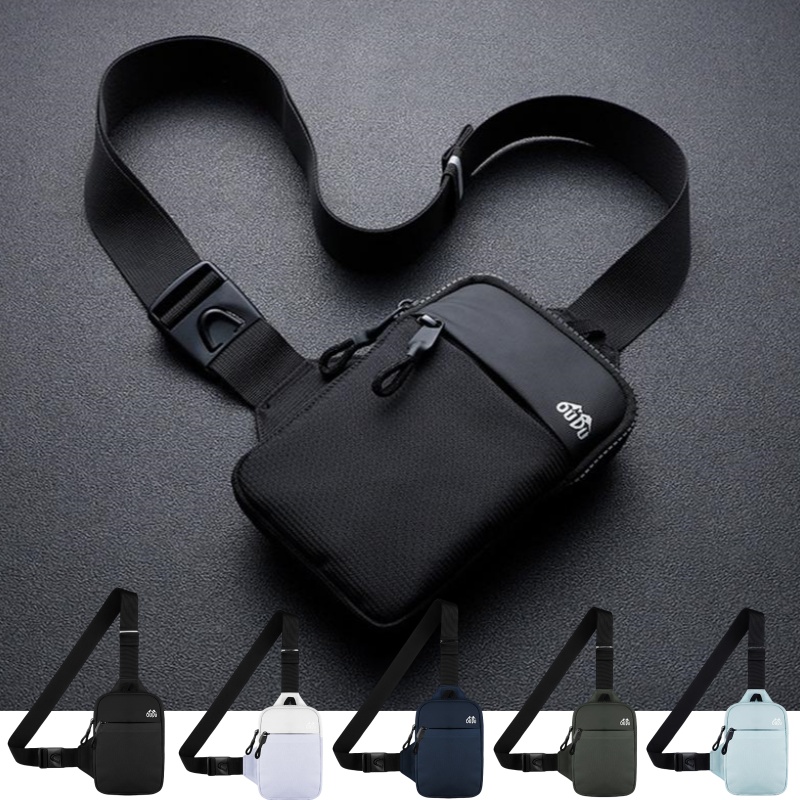 Casual Men Shoulder Chest Bag  - Running Belt Waist ulasan dan harga