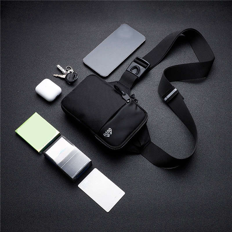 Casual Men Shoulder Chest Bag  - Running Belt Waist ulasan dan harga