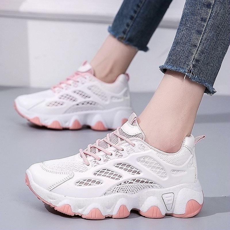Breathable Mesh Chunky Sneaker - Running Gear Women ulasan dan harga