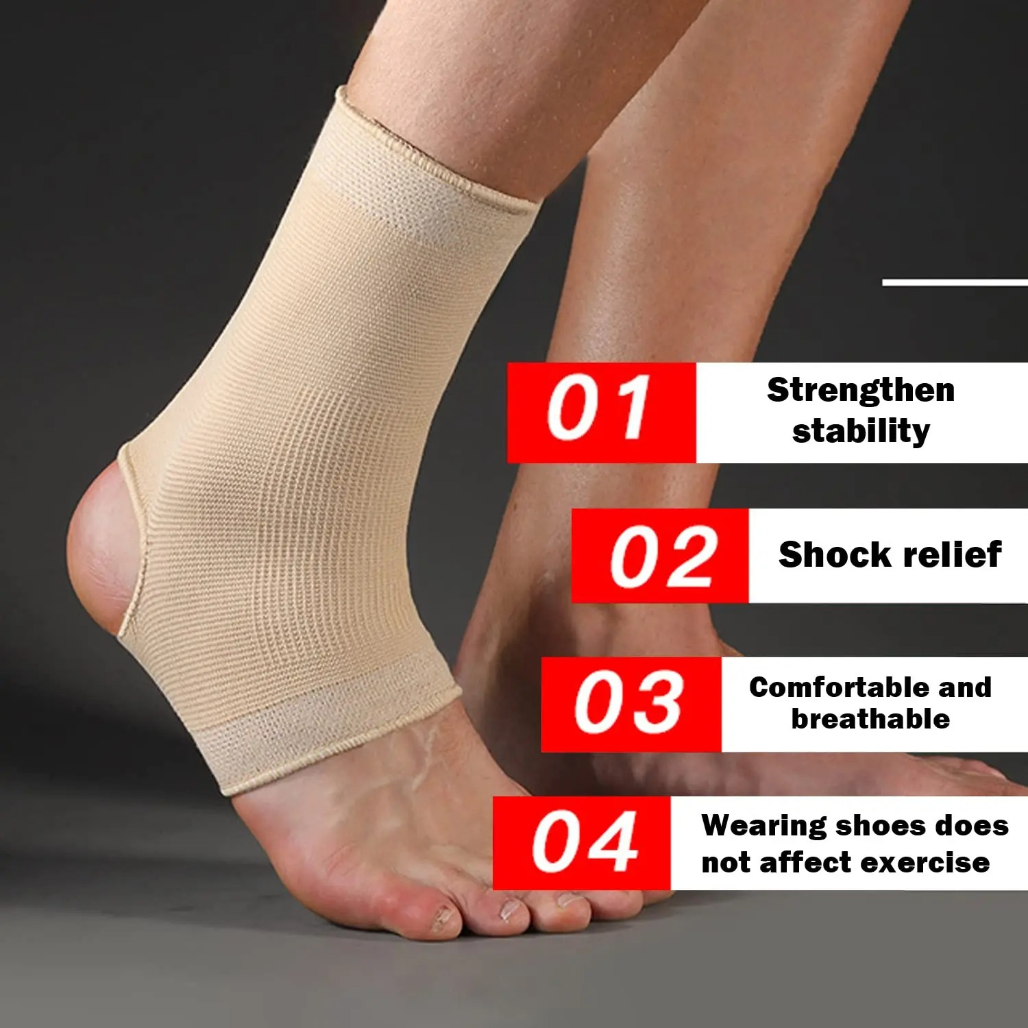 1pc Skin Color Sports Ankle Su - Running Gear ulasan dan harga