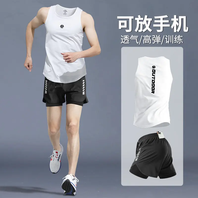 Men's Summer Running Set - Pro - Running Gear Tank ulasan dan harga