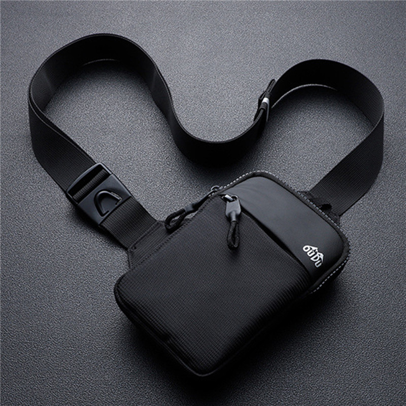 Casual Men Shoulder Chest Bag  - Running Belt Waist ulasan dan harga