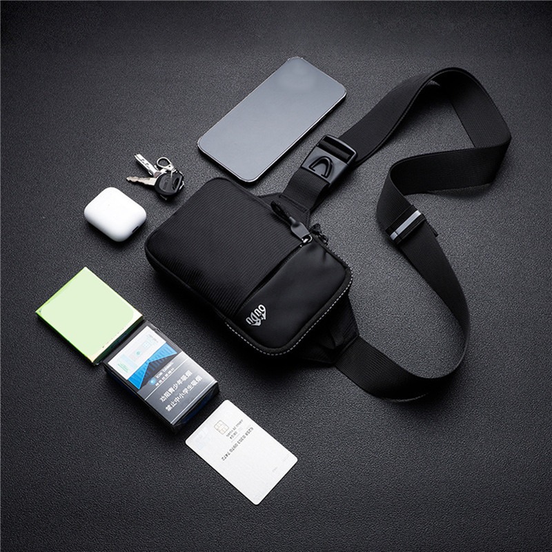 Casual Men Shoulder Chest Bag  - Running Belt Waist ulasan dan harga