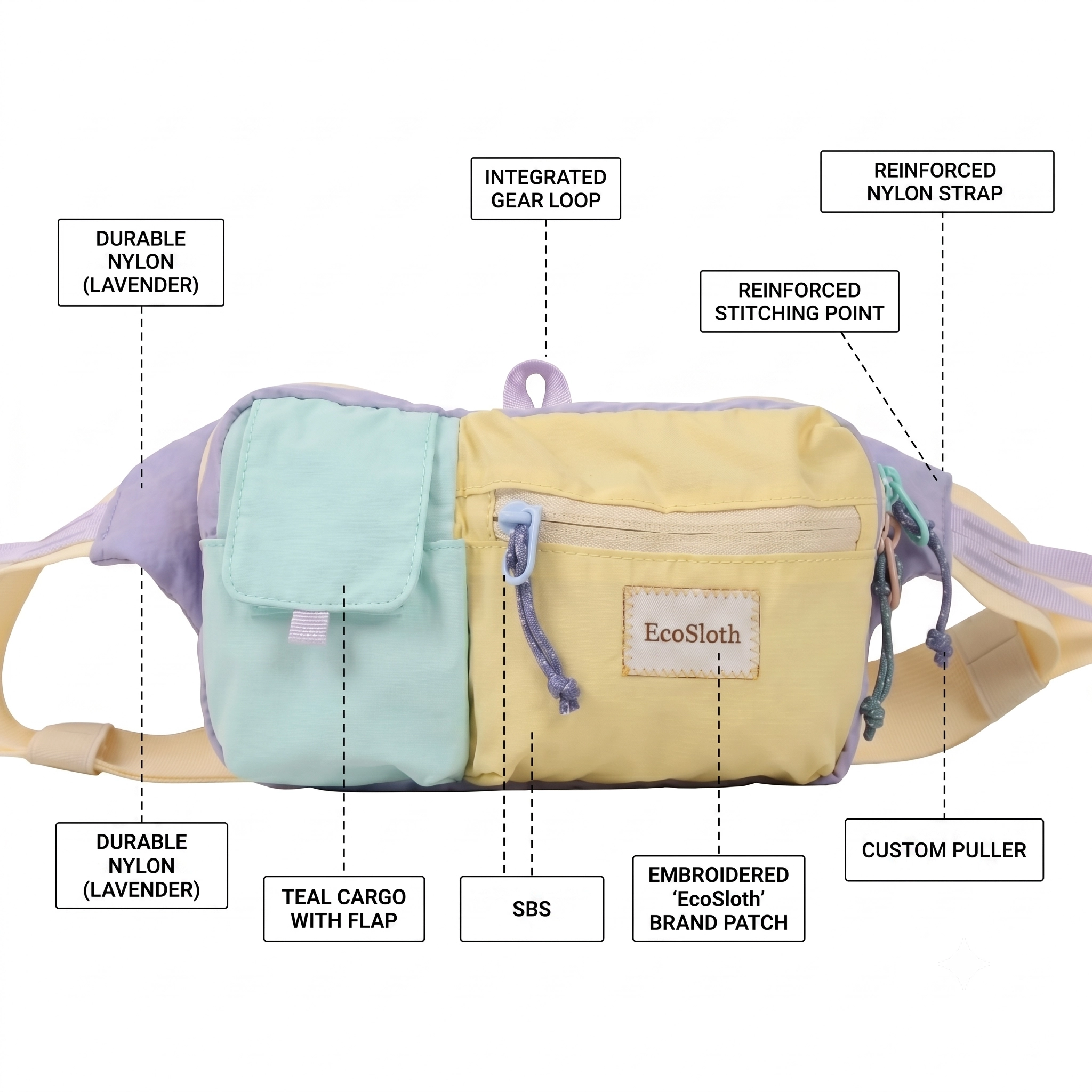 EcoSloth Fanny Packs for Women - Running Belt Waist ulasan dan harga