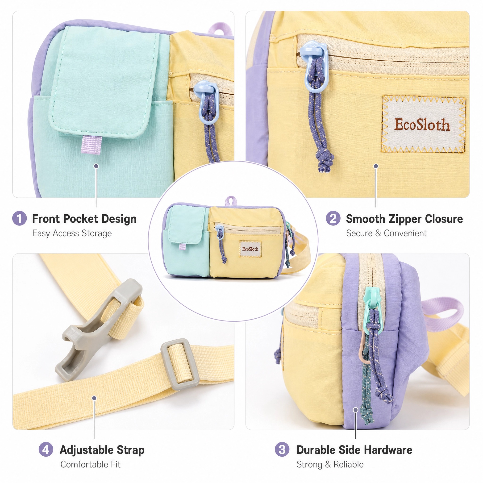 EcoSloth Fanny Packs for Women - Running Belt Waist ulasan dan harga