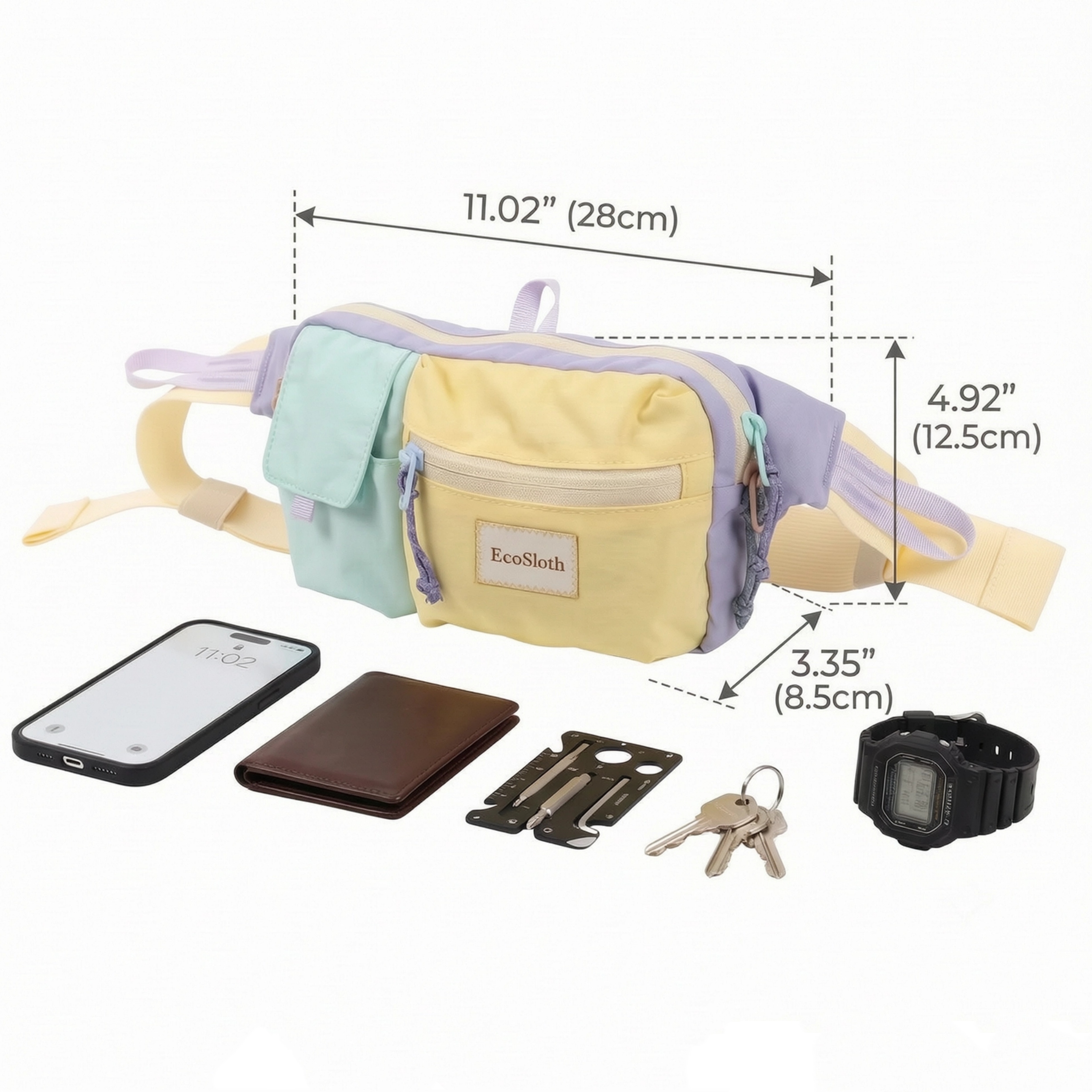 EcoSloth Fanny Packs for Women - Running Belt Waist ulasan dan harga