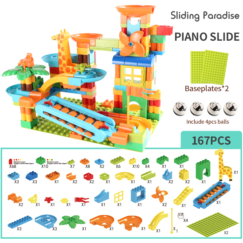 283PCS Large Piano Slide Gear  - Running Gear For Kids ulasan dan harga