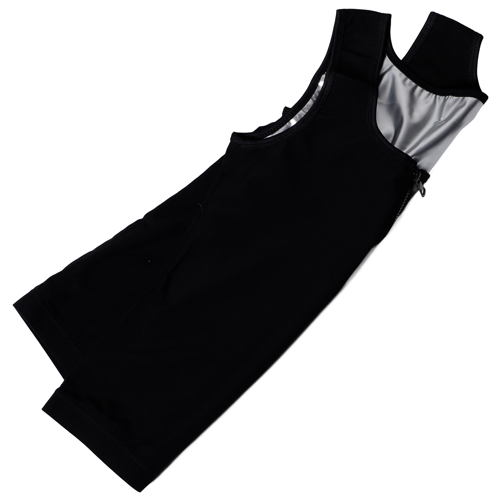 Mens Zip Up Sweat Vest Workout - Running Gear Tank ulasan dan harga