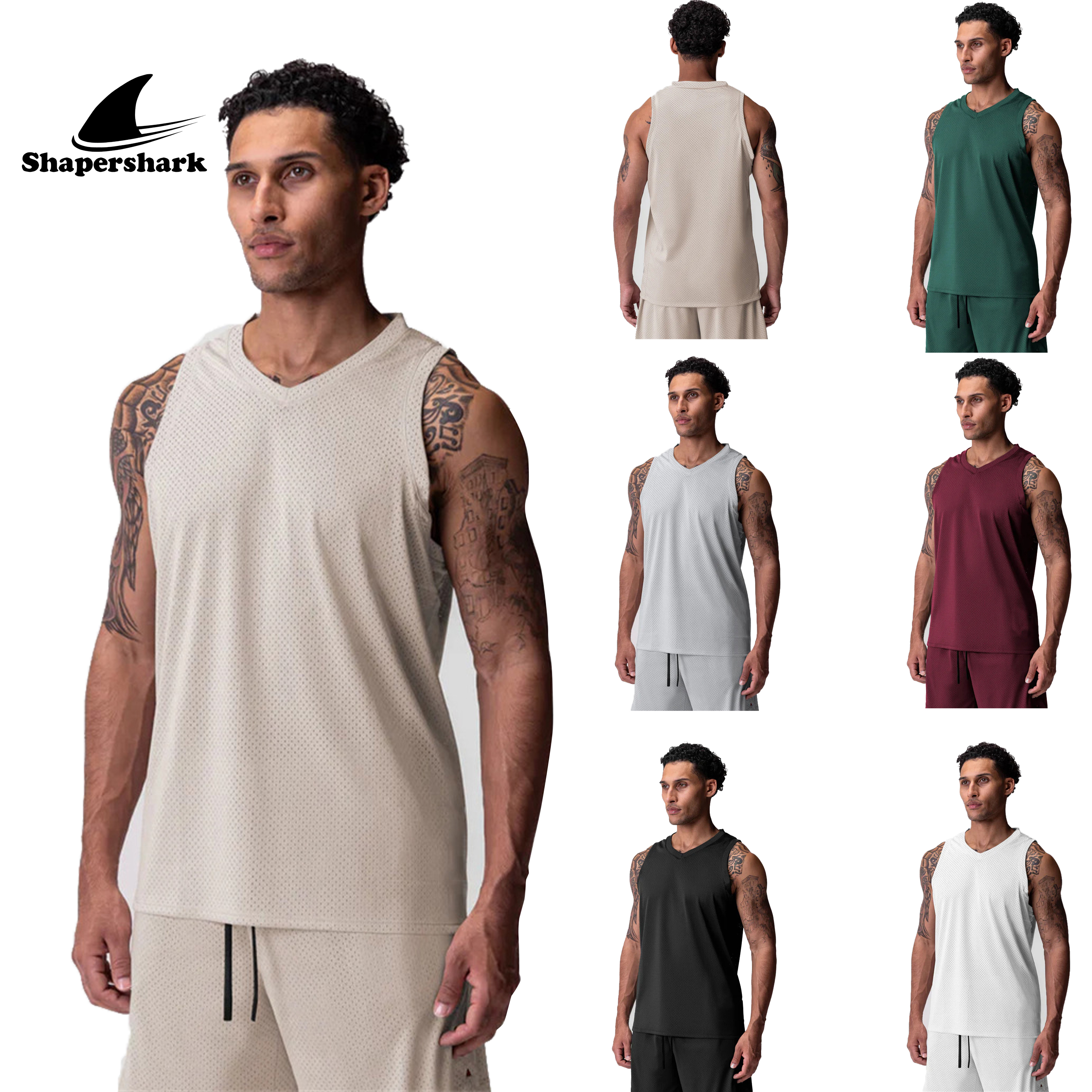 Men's clothes tank top Gym t-s - Running Gear Tank ulasan dan harga