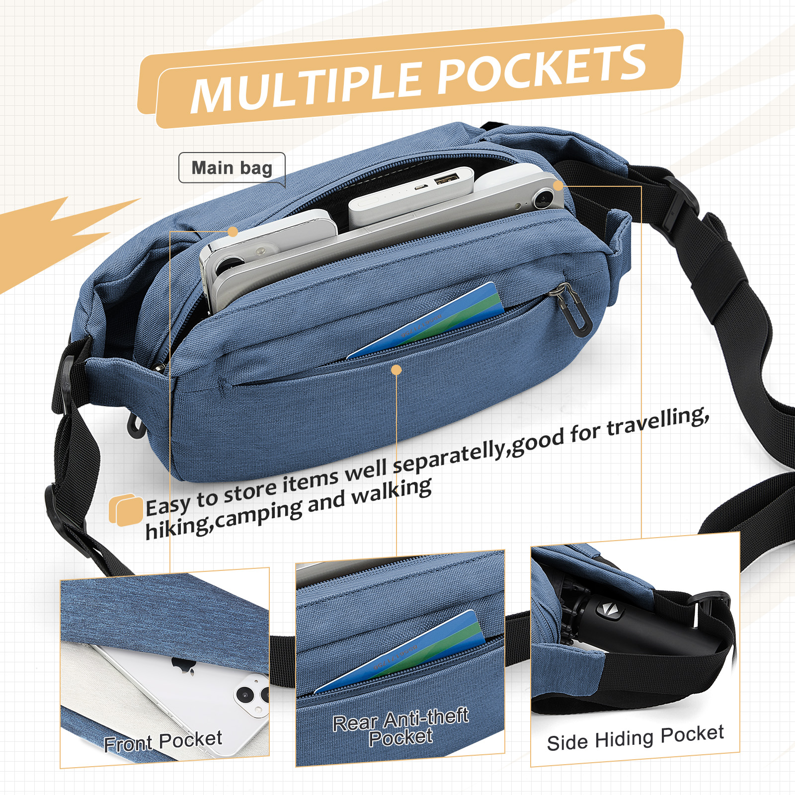 Fashionable Trendy Crossbody B - Running Belt Waist ulasan dan harga