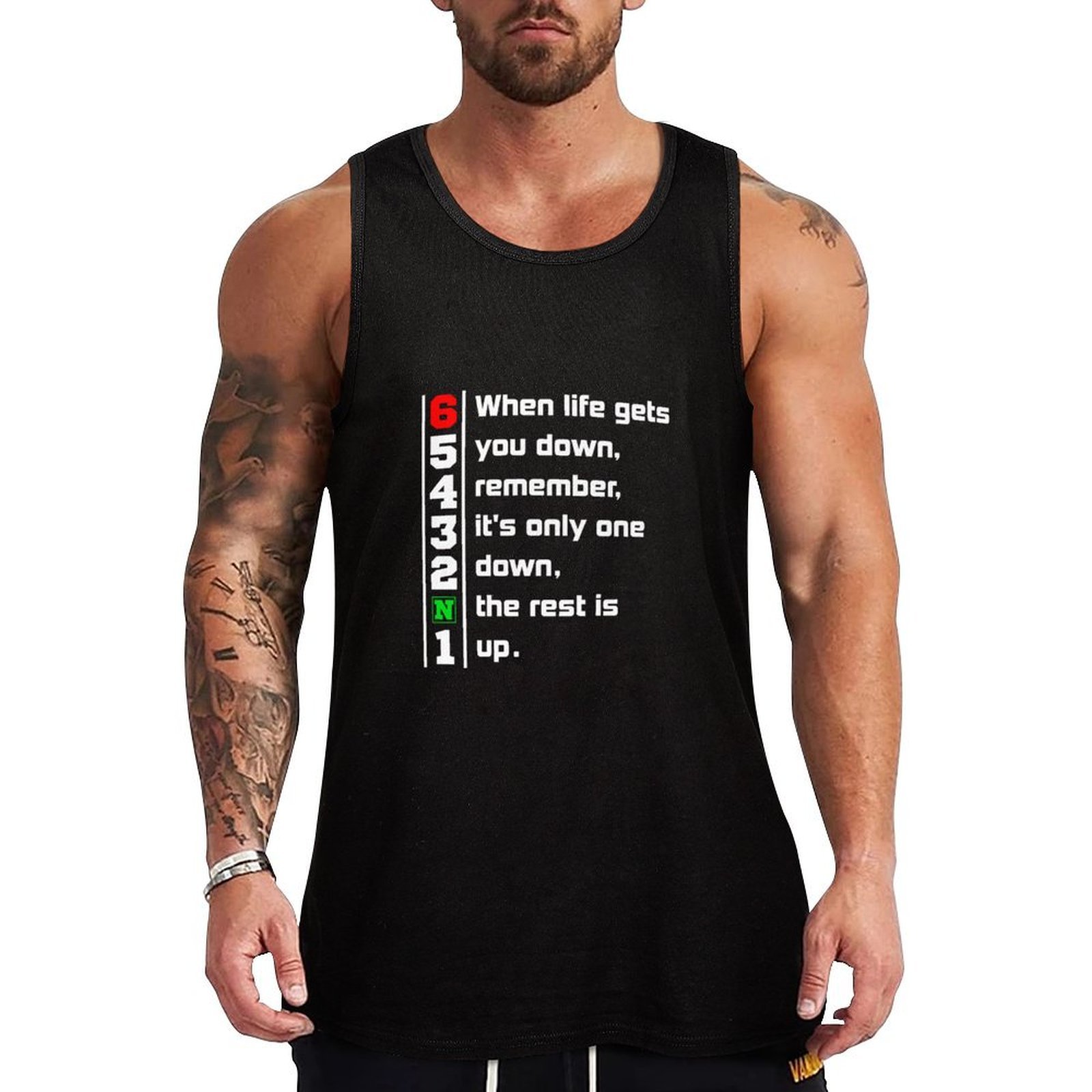 When Life Gets You Down Gears. - Running Gear Tank ulasan dan harga