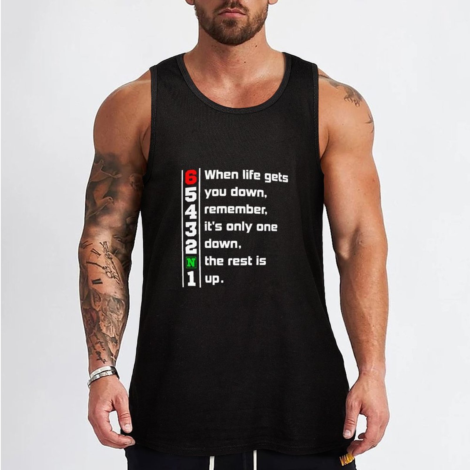 When Life Gets You Down Gears. - Running Gear Tank ulasan dan harga