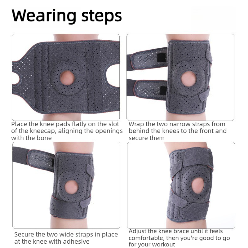 Sports knee pads fitness cycli - Running Gear Knee ulasan dan harga